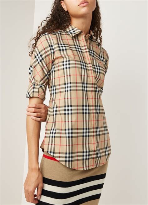 burberry dames blouse